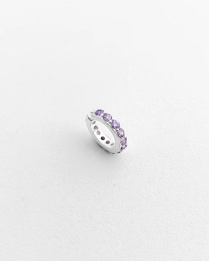 PIERCING FAKE- ZIRCÔNIA LILÁS