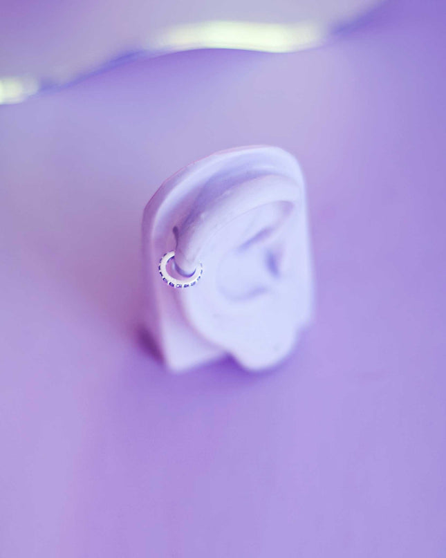 PIERCING FAKE- ZIRCÔNIA LILÁS