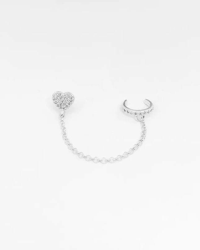 BRINCO EARLINE HEART- Zircônia