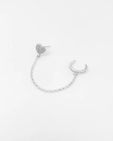 BRINCO EARLINE HEART- Zircônia